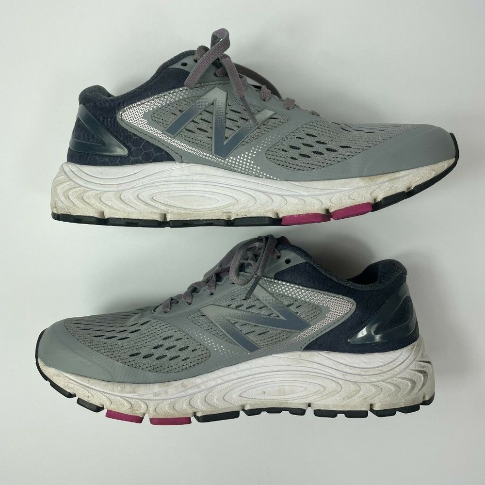 New Balance 840v4 Women's Wide Running Shoes Gray - Picture 3 of 8